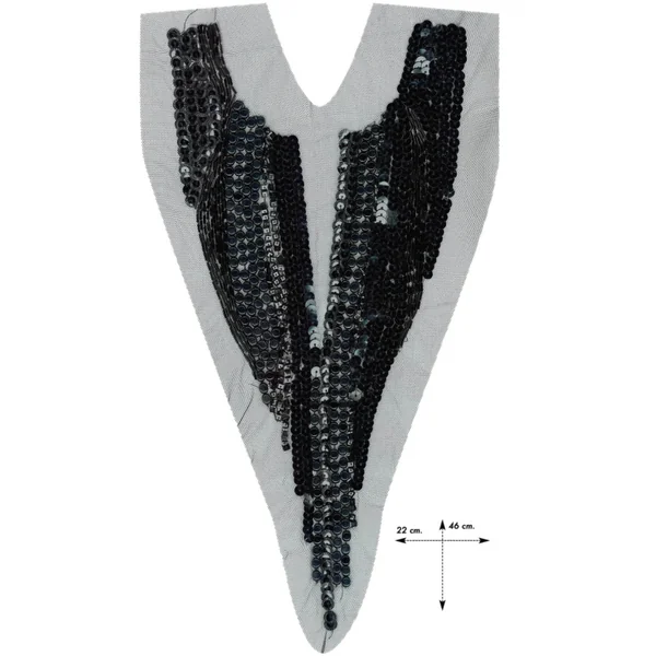 Cuello abalorios lentejuela Ischia