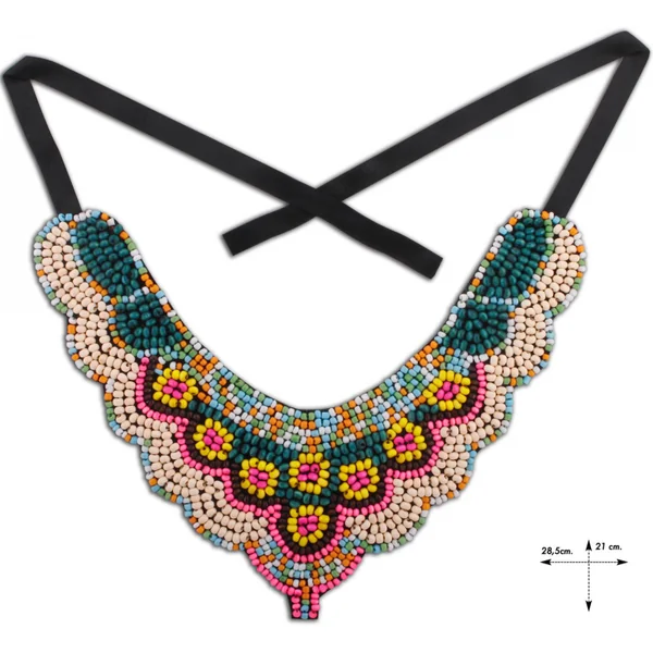 Cuello abalorios Siena