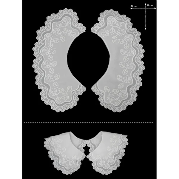 Cuello batista bordado 654326