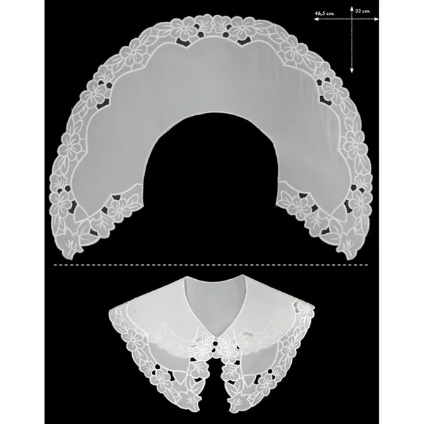 Cuello batista bordado 654329