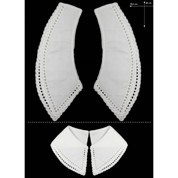 Cuello batista bordado 813282