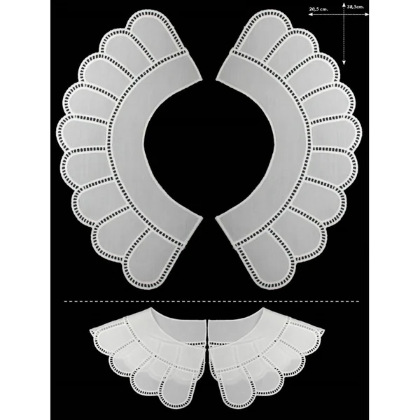 Cuello batista bordado 813283
