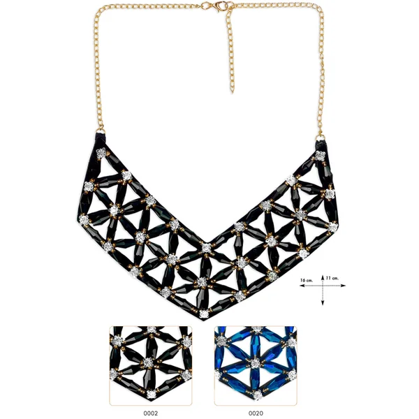 Cuello joya cristal cadena Riccione