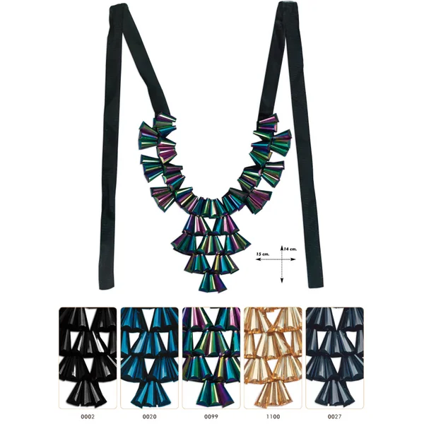 Cuello joya cristal Isernia