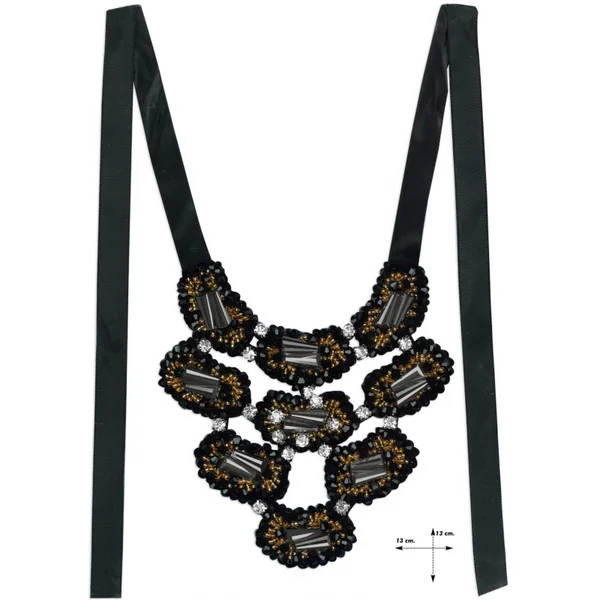 Cuello joya cristal rocalla Abruzo