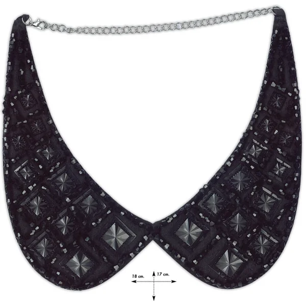 Cuello joya negra cierre cadena La Spezia