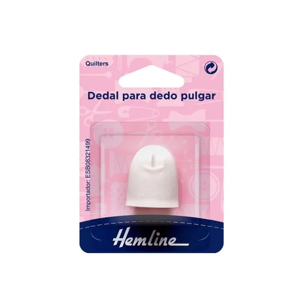Dedal para Dedo Pulgar Hemline - Especial Quilting y Patchwork