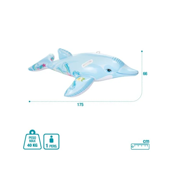 DELFÍN HINCHABLE ACUÁTICO INTEX - Imagen 7