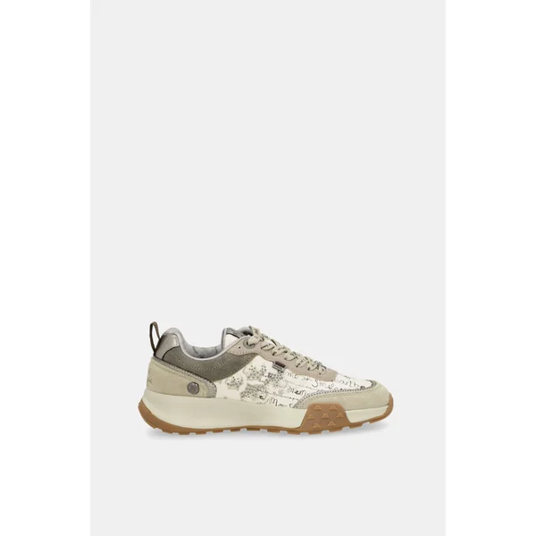 Deportivos beige estampados