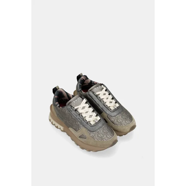 Deportivos beige metálicos - Imagen 5
