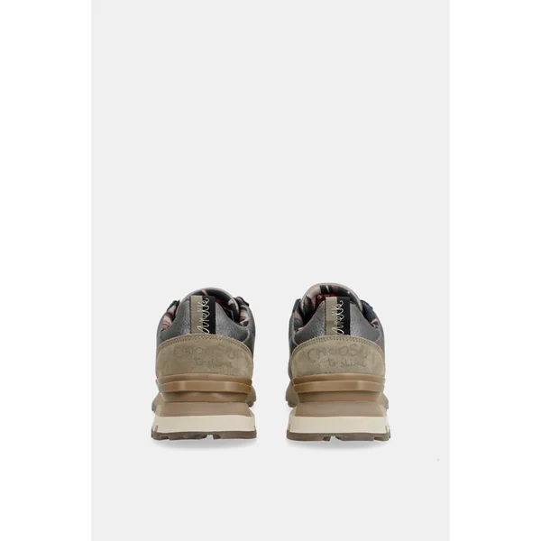 Deportivos beige metálicos - Imagen 6