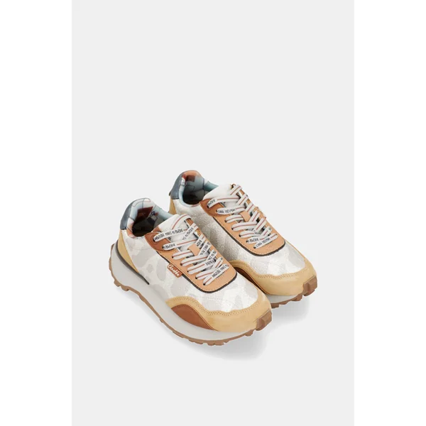 Deportivos beige y naranja - Imagen 3