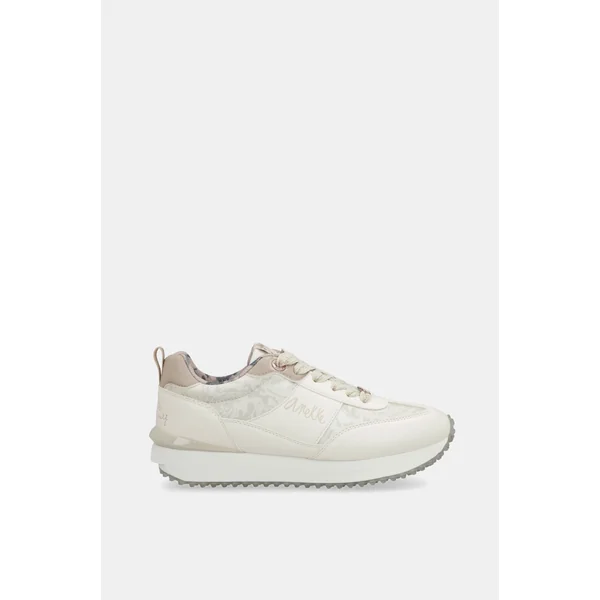 Deportivos blancos suela multicolor