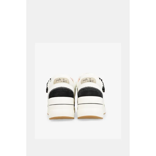 Deportivos con cuña blanco y negro - Imagen 9
