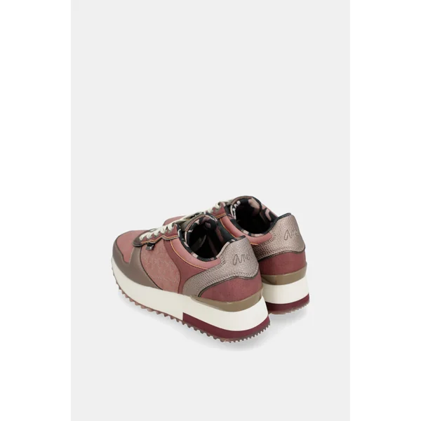 Deportivos plataforma rosa metálico - Imagen 7