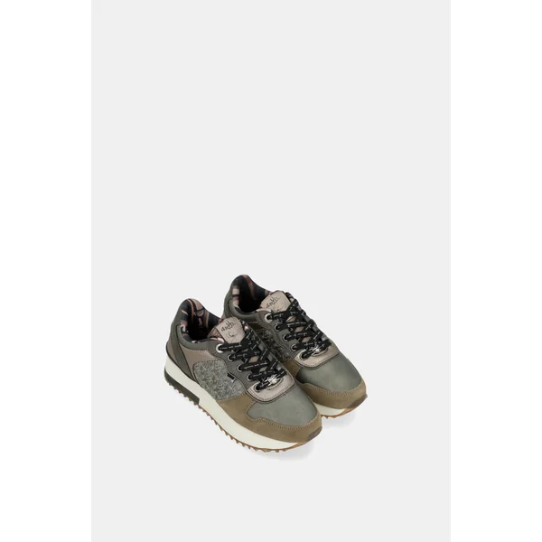 Deportivos plataforma taupe - Imagen 6