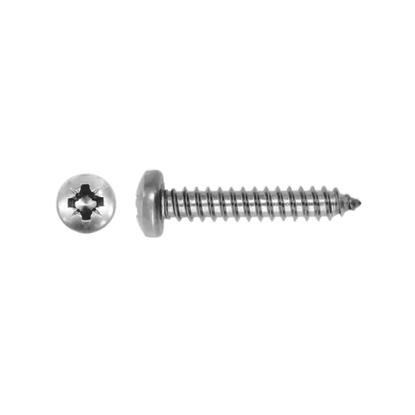Din7981 Tornillo rosca chapa cilíndrico phillips A4 3.5 x 19