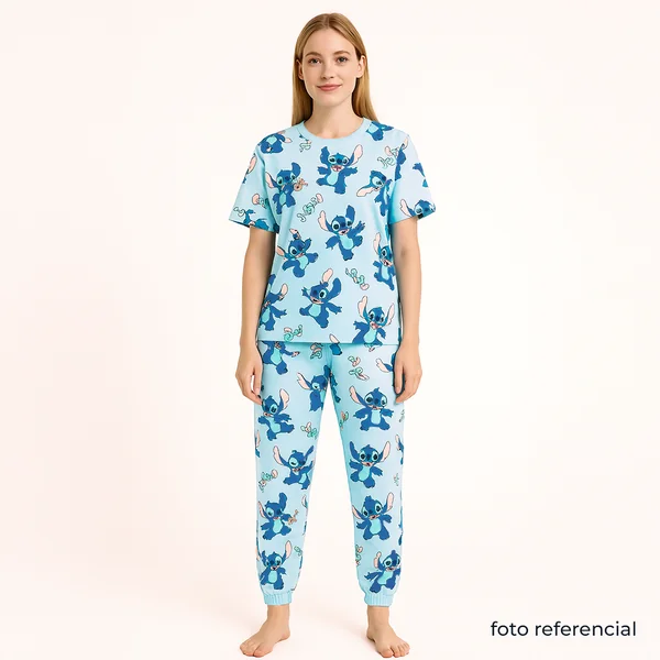 Disney Lilo & Stitch Tee & Cuffed Leg Pijama Set