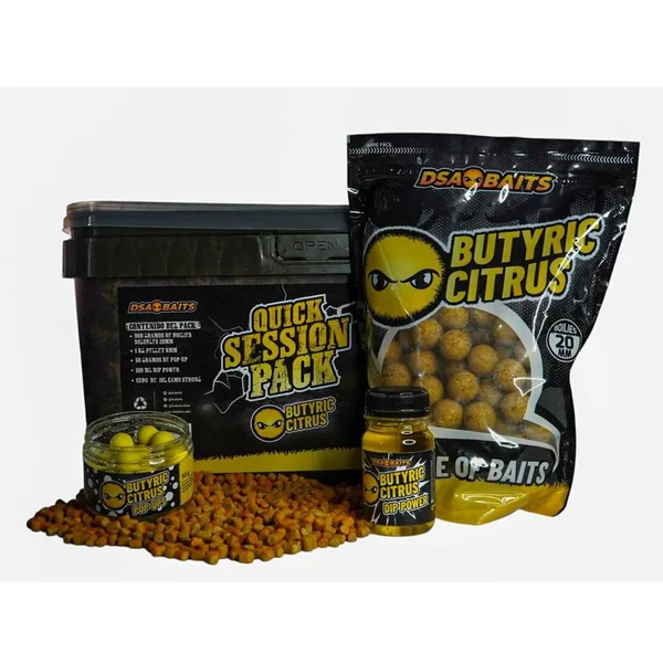 DSA BAITS BUTYRIC CITRUS SESSION PACK - Arapaima Fishing