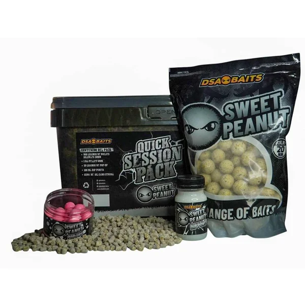 DSA BAITS SWEET PEANUT SESSION PACK - Arapaima Fishing