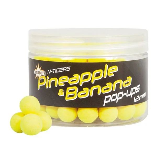 DYNAMITE N-TICERS PIÑA BANANA POP UPS 12 mm - Arapaima Fishing
