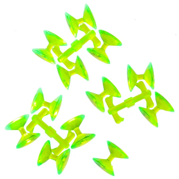 Easy Shrimp Eyes Diamond Fish Eyes Verde transparente superfluorescente