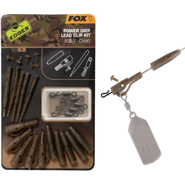 EDGES FOX SAFETY LEAD CLIP KIT CAMO TALLA 7