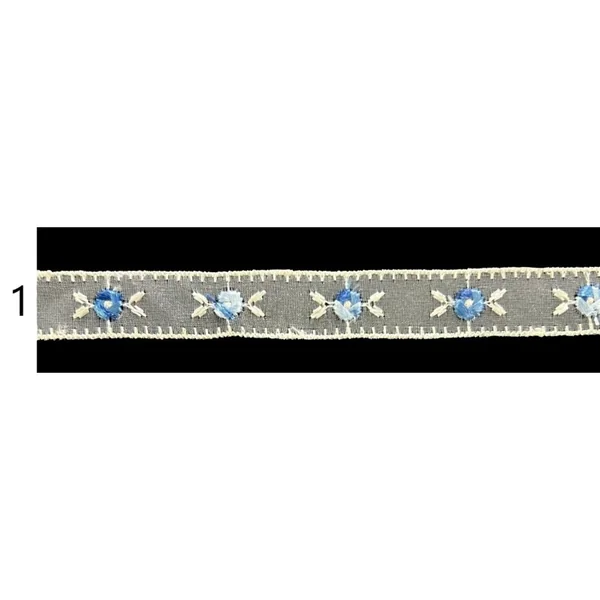 Encaje de cristal azul PC43-9