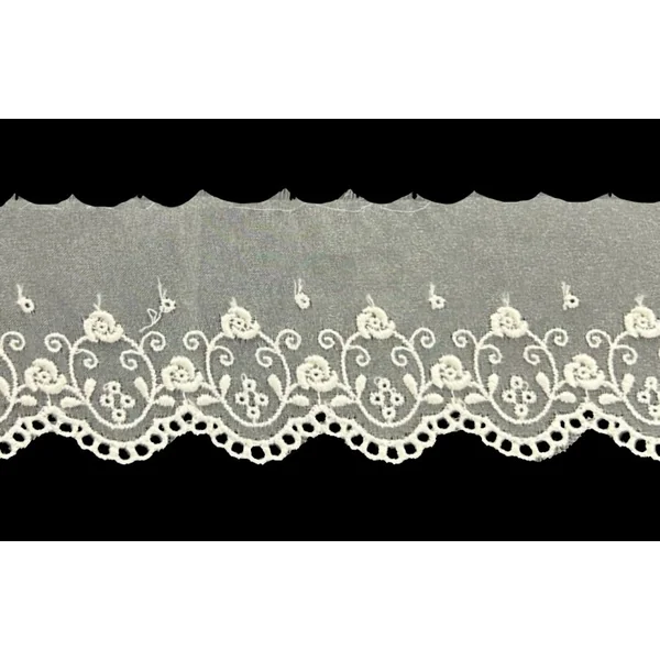 Encaje de cristal blanco roto PC88-9