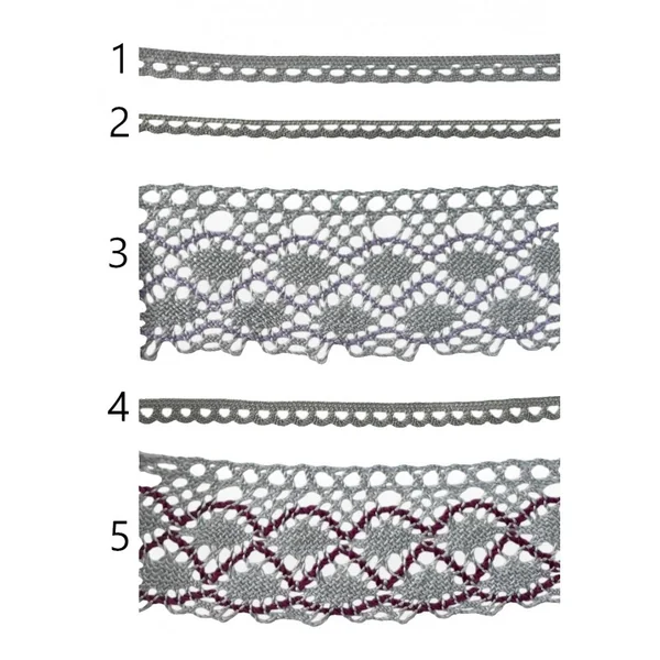 Encaje de hilo gris PC36-11