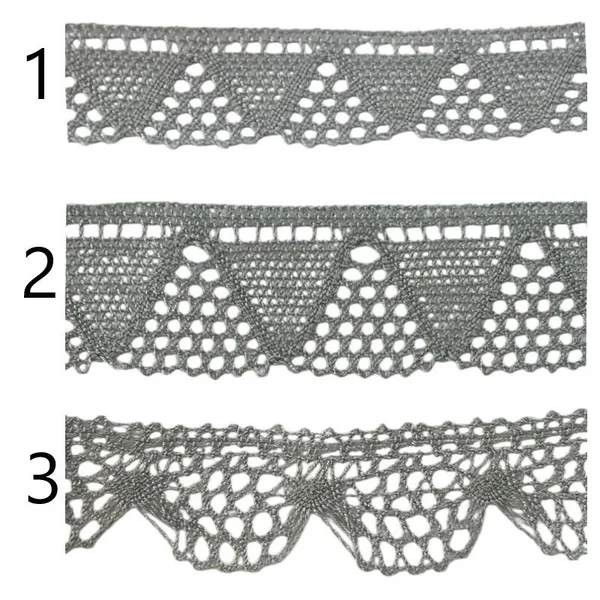 Encaje de hilo gris PC36-9