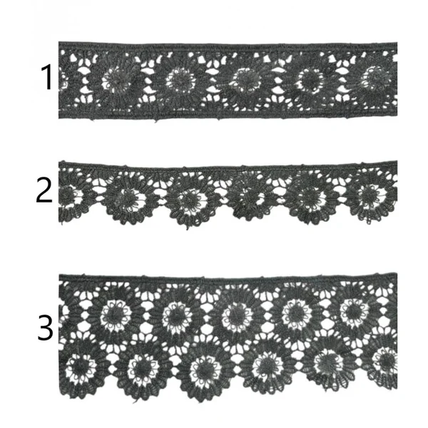 Encaje de hilo gris PC38-9