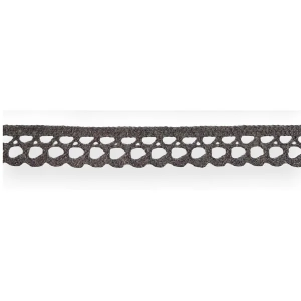 Encaje de hilo gris/lila PC36-1
