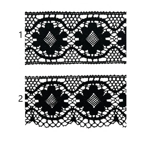 Encaje de hilo negro PC21-5