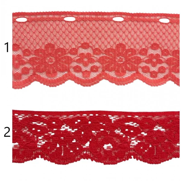 Encaje de nylon fucsia PC2-3