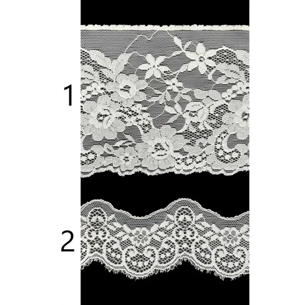 Encaje nylon blanco PC86-5