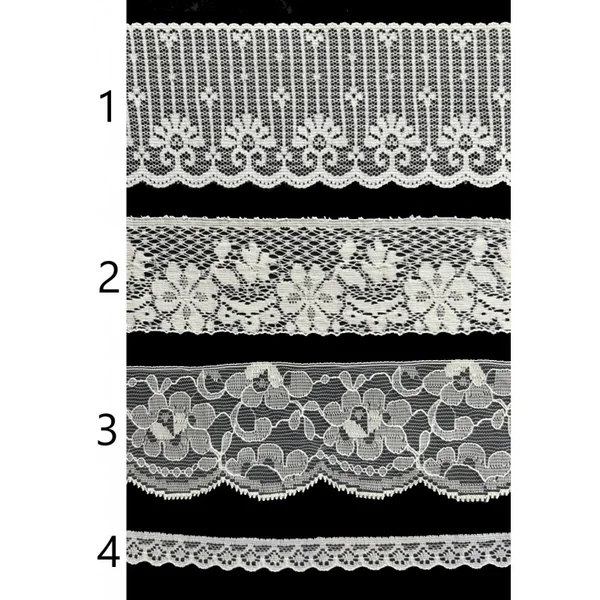 Encaje nylon blanco PC89-13