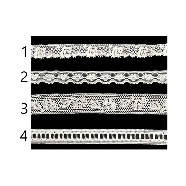 Encaje nylon blanco PC91-9