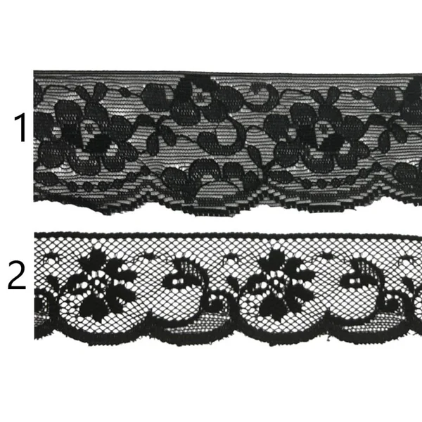 Encaje nylon negro PC23-2