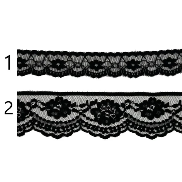 Encaje nylon negro PC23-5