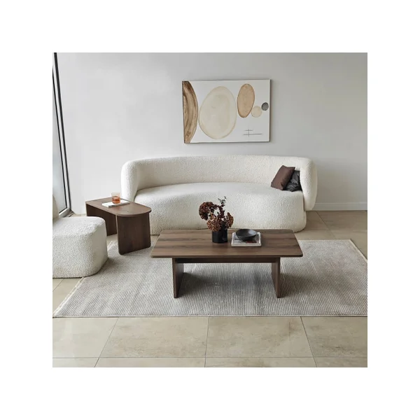 Ensemble de table basse en bois "Paris" 105 x 60 x 35 cm - Bronze - Imagen 6