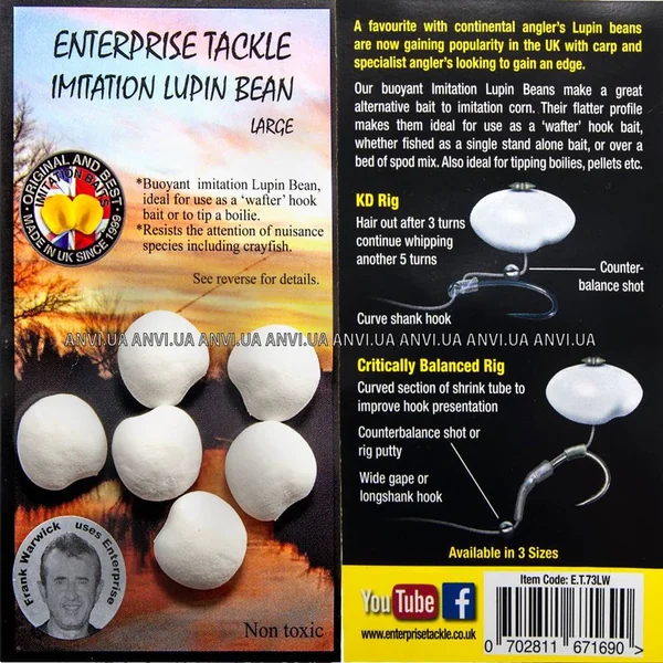 ENTERPRISE ALTRAMUCES BLANCOS SIN AROMA GRANDES - Arapaima Fishing