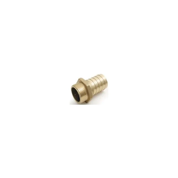 Entronque latón macho 1" - manguera 25Ø