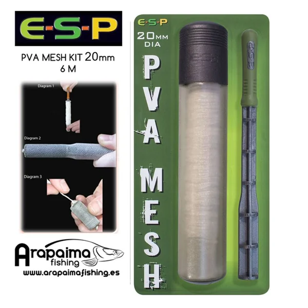 ESP PVA MESH KIT 20 mm 6 m - Arapaima Fishing