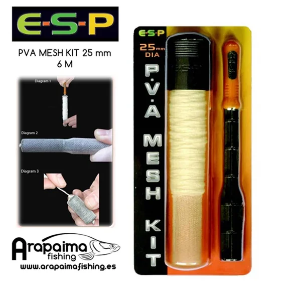 ESP PVA MESH KIT 25 mm 6 m - Arapaima Fishing