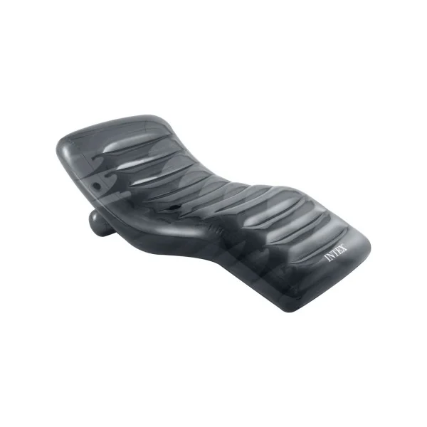 Espreguiçadeira inflável INTEX Premium cinza 99x191 cm