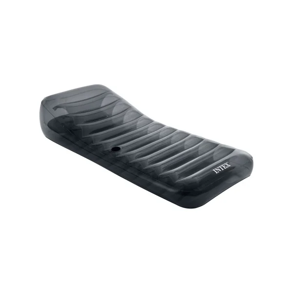 Espreguiçadeira inflável INTEX Premium cinza 99x211 cm