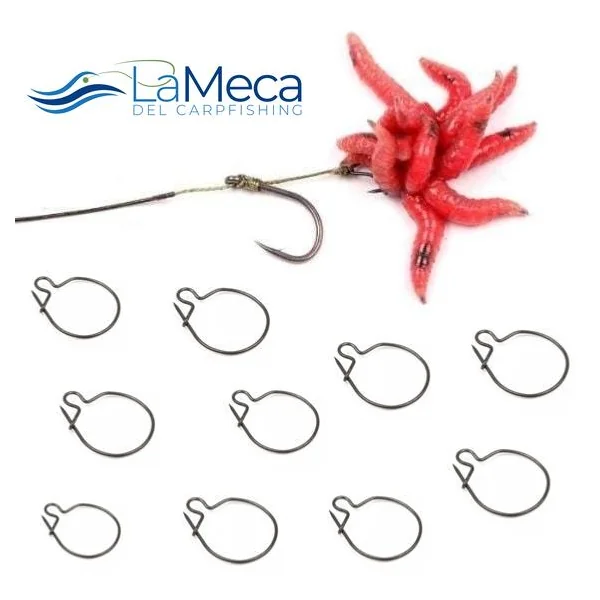 EXTRA CARP WORM CLIP MAGGOT CLIP 6 MM Y 10 MM