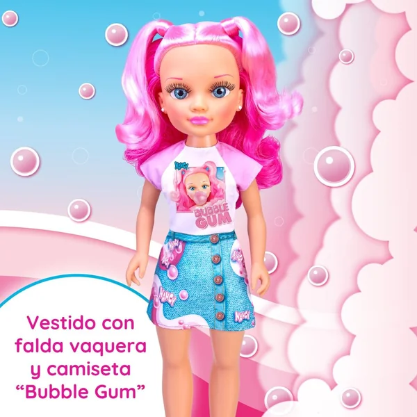 Famosa Muñeca Nancy Bubble Gum Summer Pack 3+ - Imagen 2