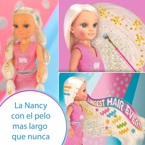 Famosa Muñeca Nancy Super Melena 3+ - Imagen 4